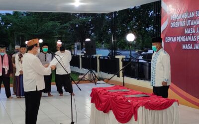 Pengambilan Sumpah Jabatan dan Pelantikan Direktur Utama PT Tunggang Parangan (Perseroda) Masa Jabatan 2021 – 2026