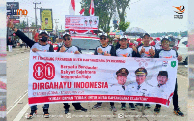 PT Tunggang Parangan Kutai Kartanegara (Perseroda) Turut Serta Dalam Pawai Pembangunan dan Budaya di Tenggarong.