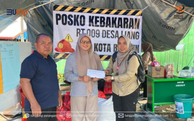 Tunggang Parangan Salurkan Bantuan untuk Korban Kebakaran di Desa Liang Ilir