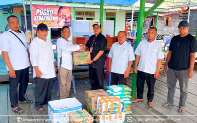 PT Tunggang Parangan (Perseroda) Salurkan Bantuan untuk Korban Kebakaran di Kota Bangun, Desa Liang, Dusun Kampung Baru RT 011